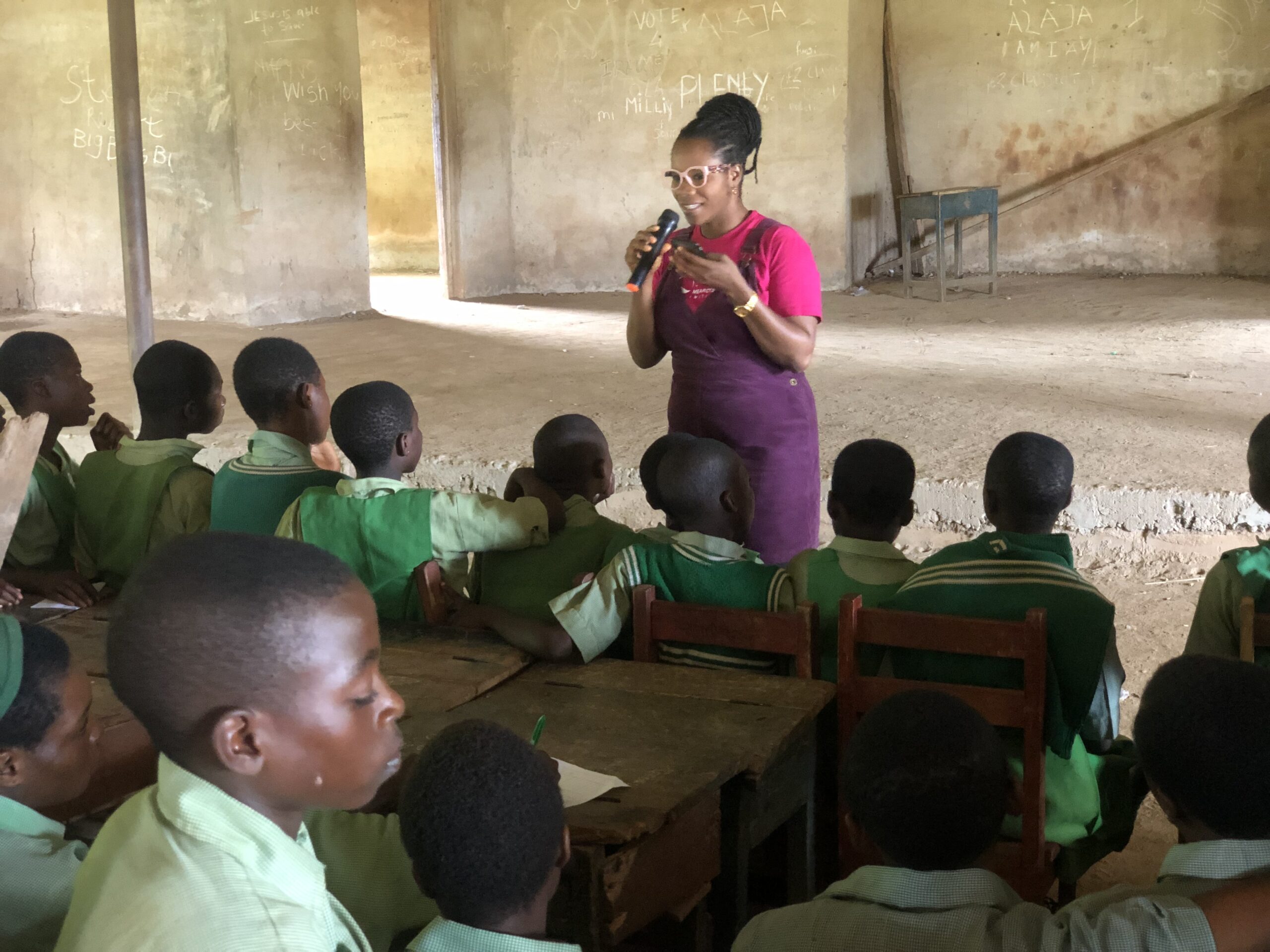 Mercy-Speaks Initiative bonding with the adolescents