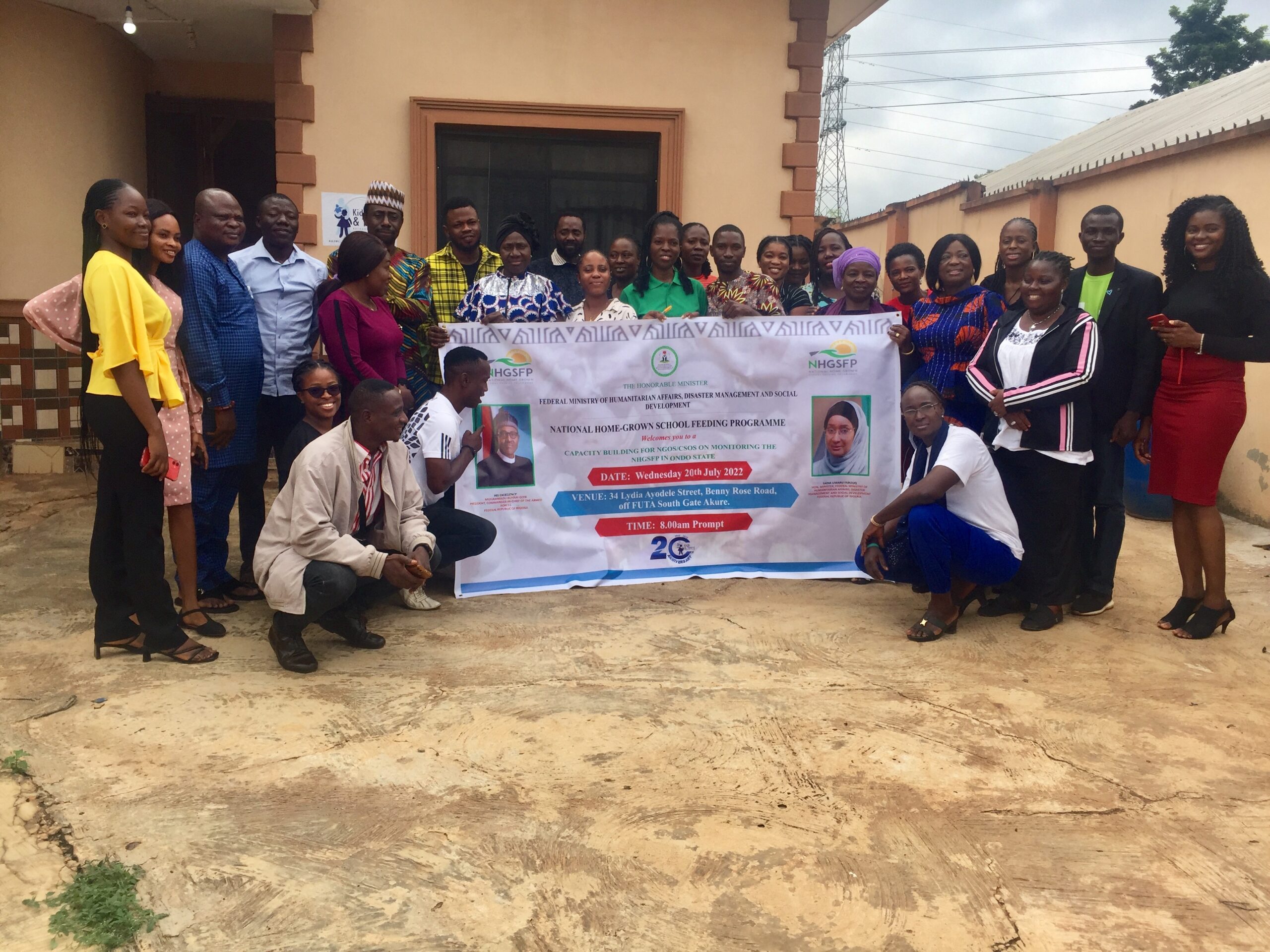 "Participant group picture; K&TRC step-down on monitoring NHGSFP"