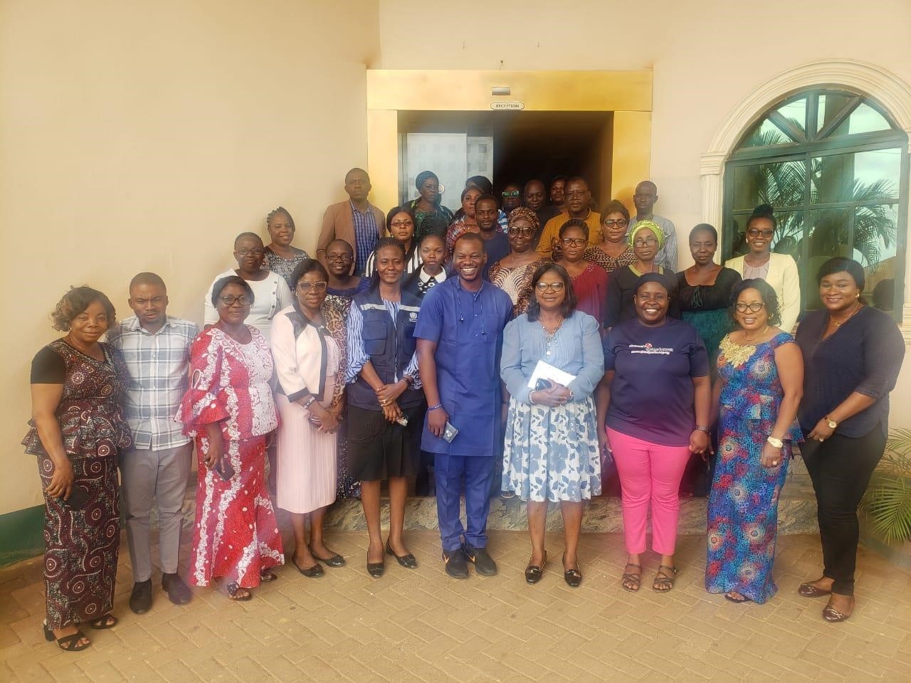 Group picture of participants at STBLCP (Ondo State) review meeting