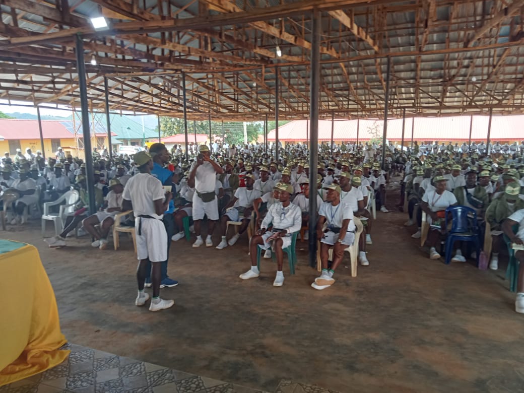 HIV/AIDS and STIs sensitization for Youth Corps members at the NYSC camp, Ikare Akoko, Ondo State.