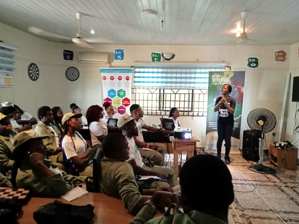 K&TRC Executive Director, Mrs. Folashade Bamigboye handling a session with C-PETS