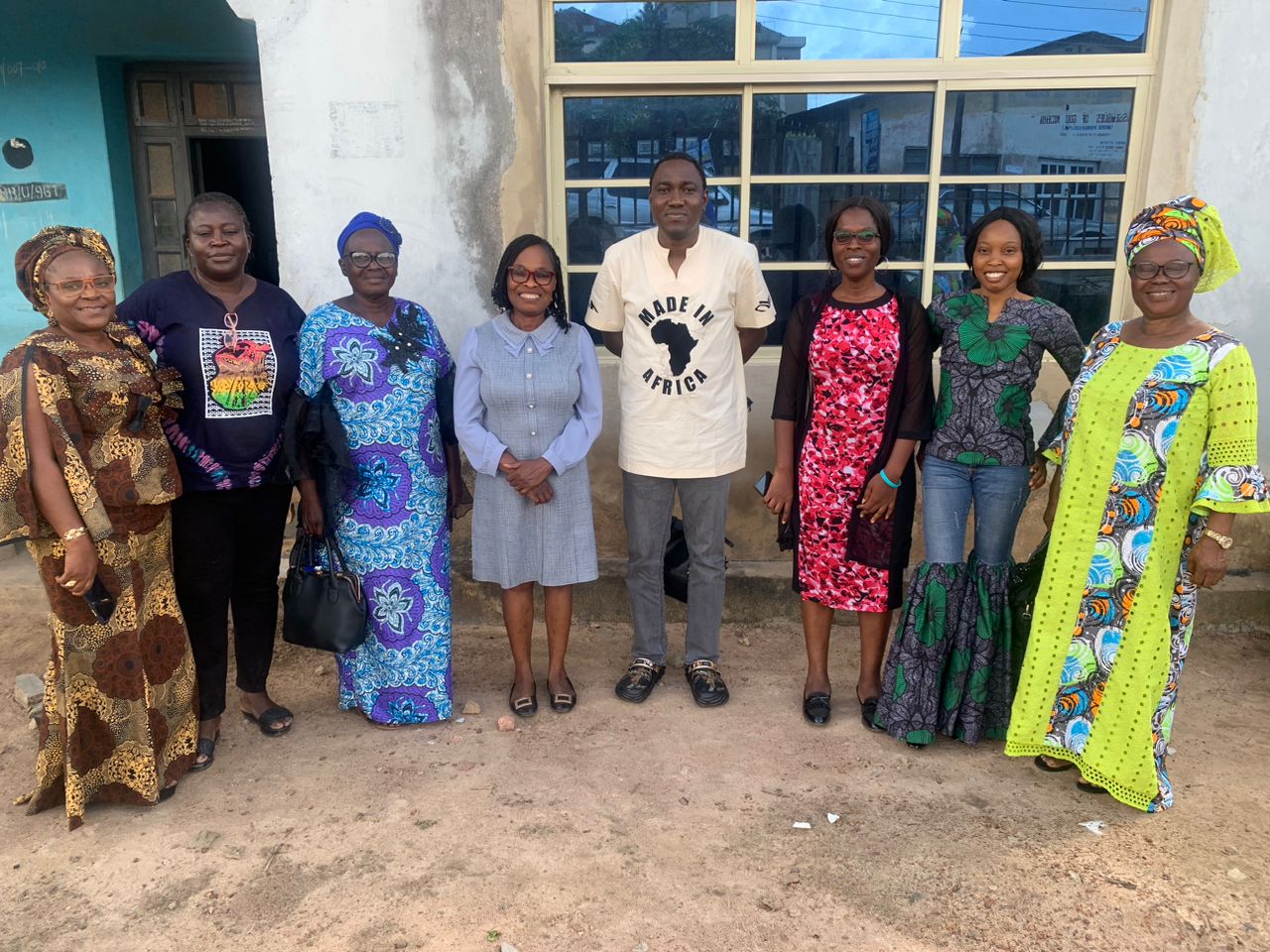 a group photograph, symbolizing their unity and determination in the fight against child marriage