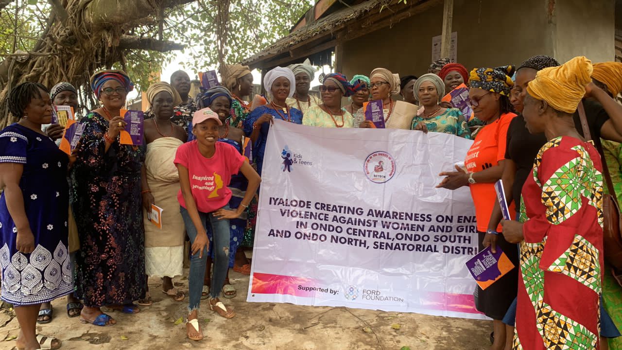 Eyelobirin of Ondo Central Senatorial Districts Take a Stand Against Gender-Based Violence