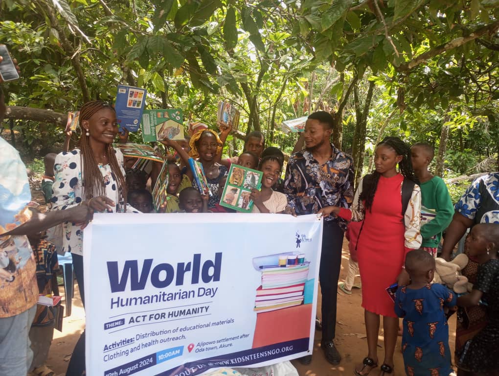 World Humanitarian Day in the Ajipowo Settlement community