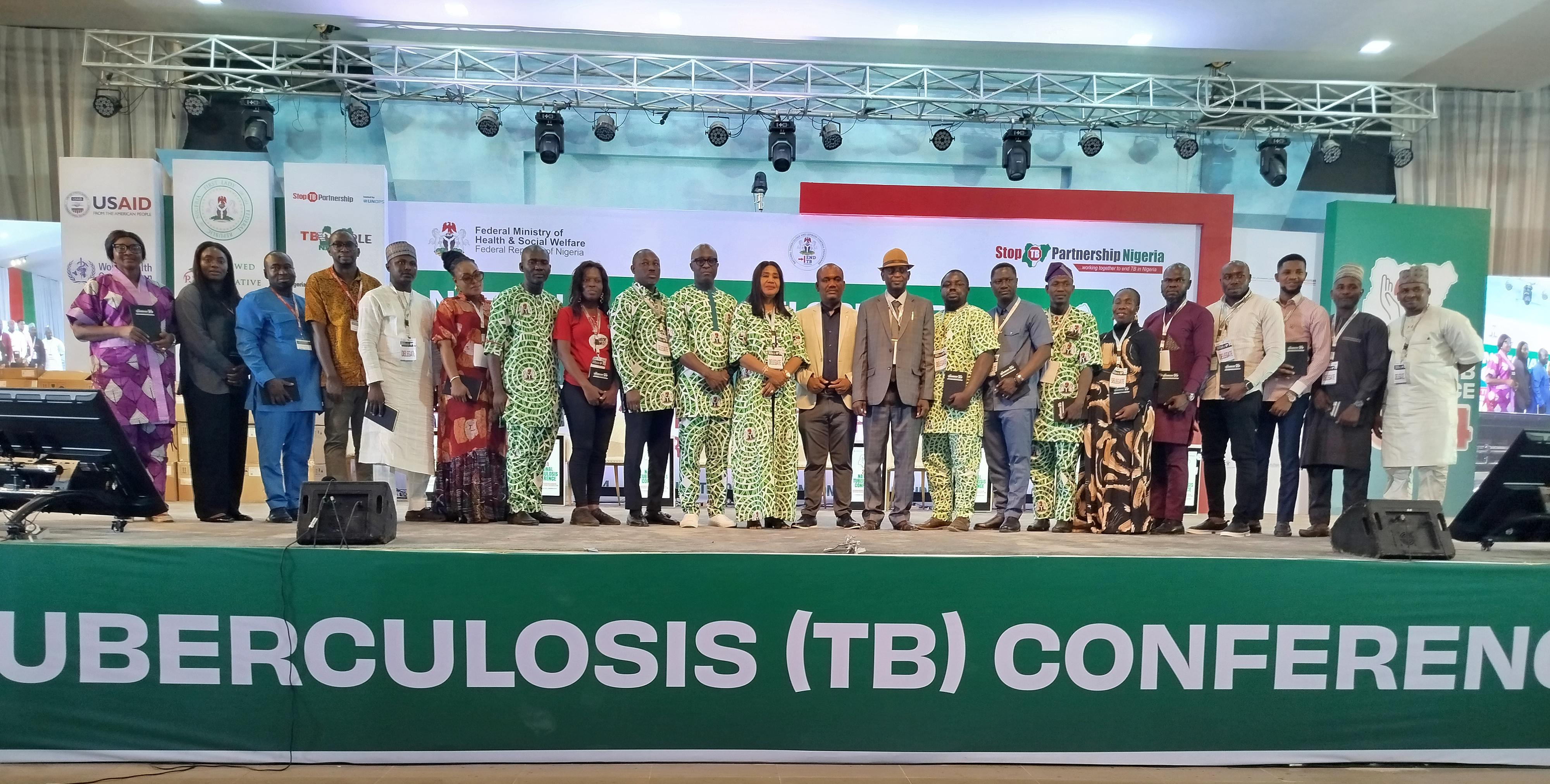 Group Picture with other participant at the National TB Conference 2024 which held in Abuja