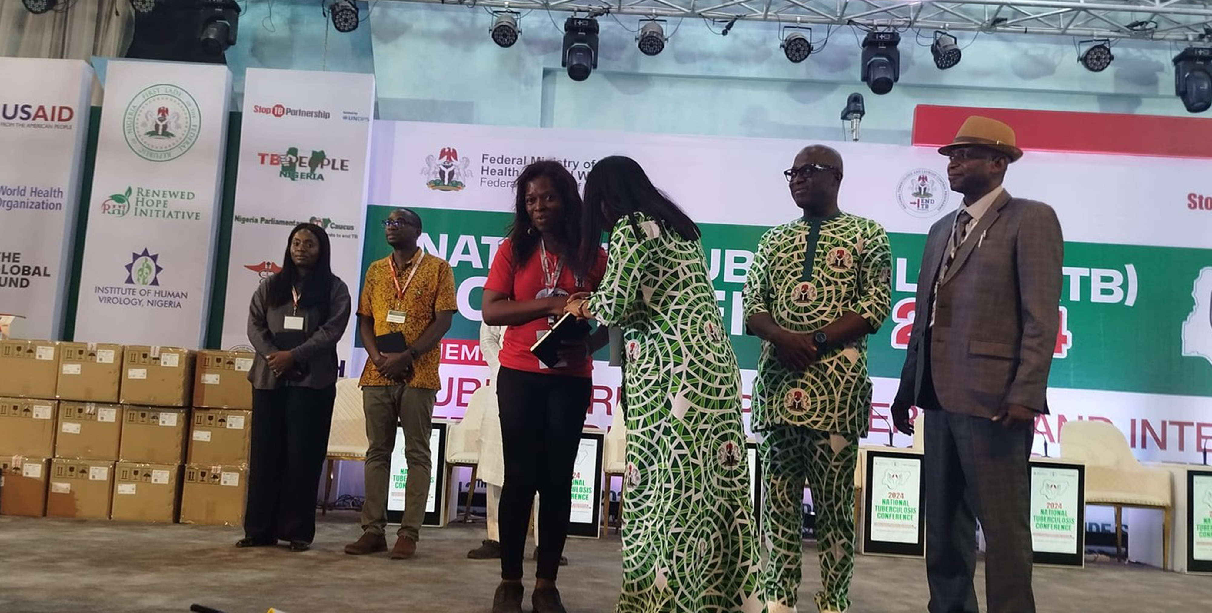 K&TRC received the prestigious Organisation Award for Outstanding TB Response at the National TB Conference 2024