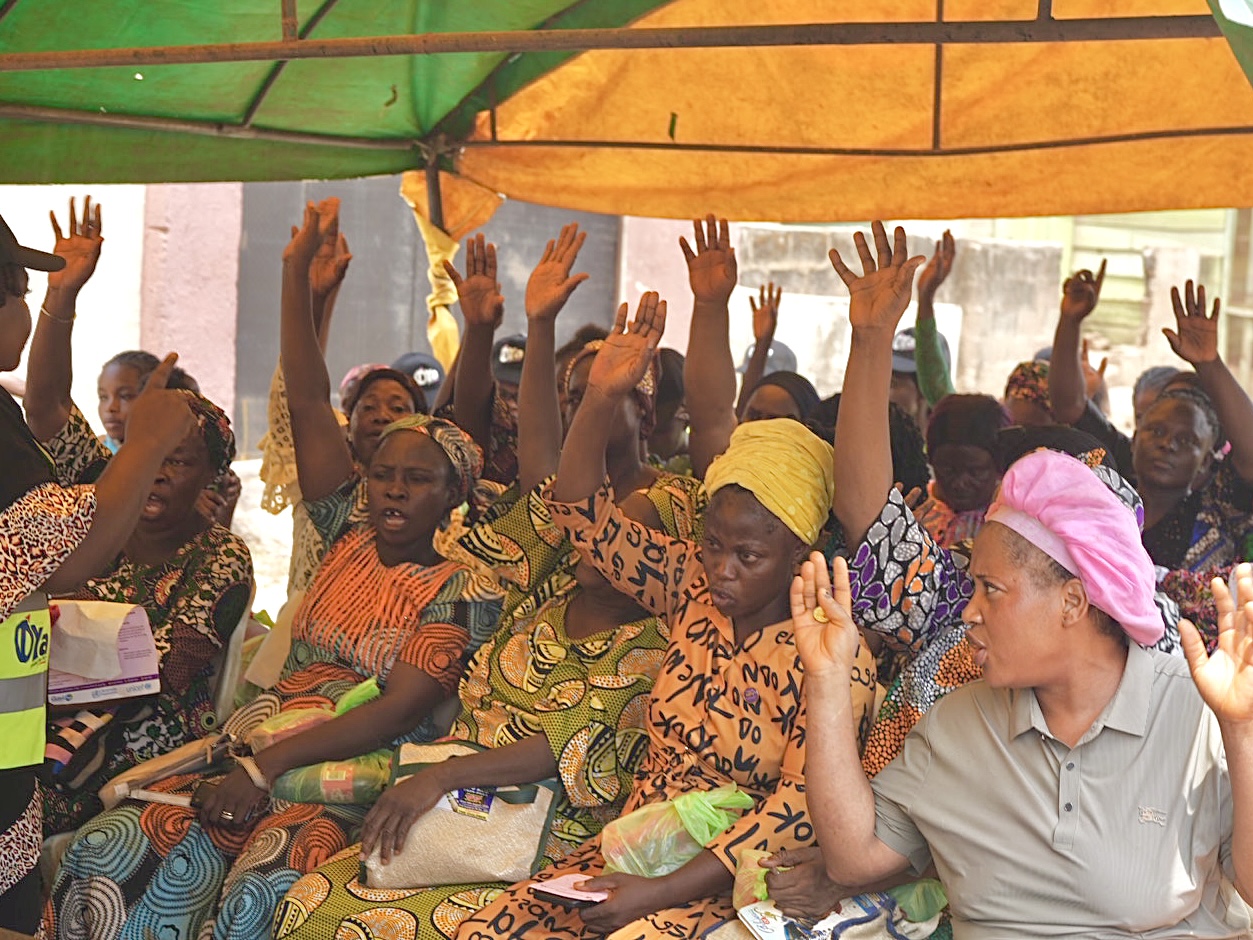 Parents attending the flag off event of PV Vaccination in Ondo state